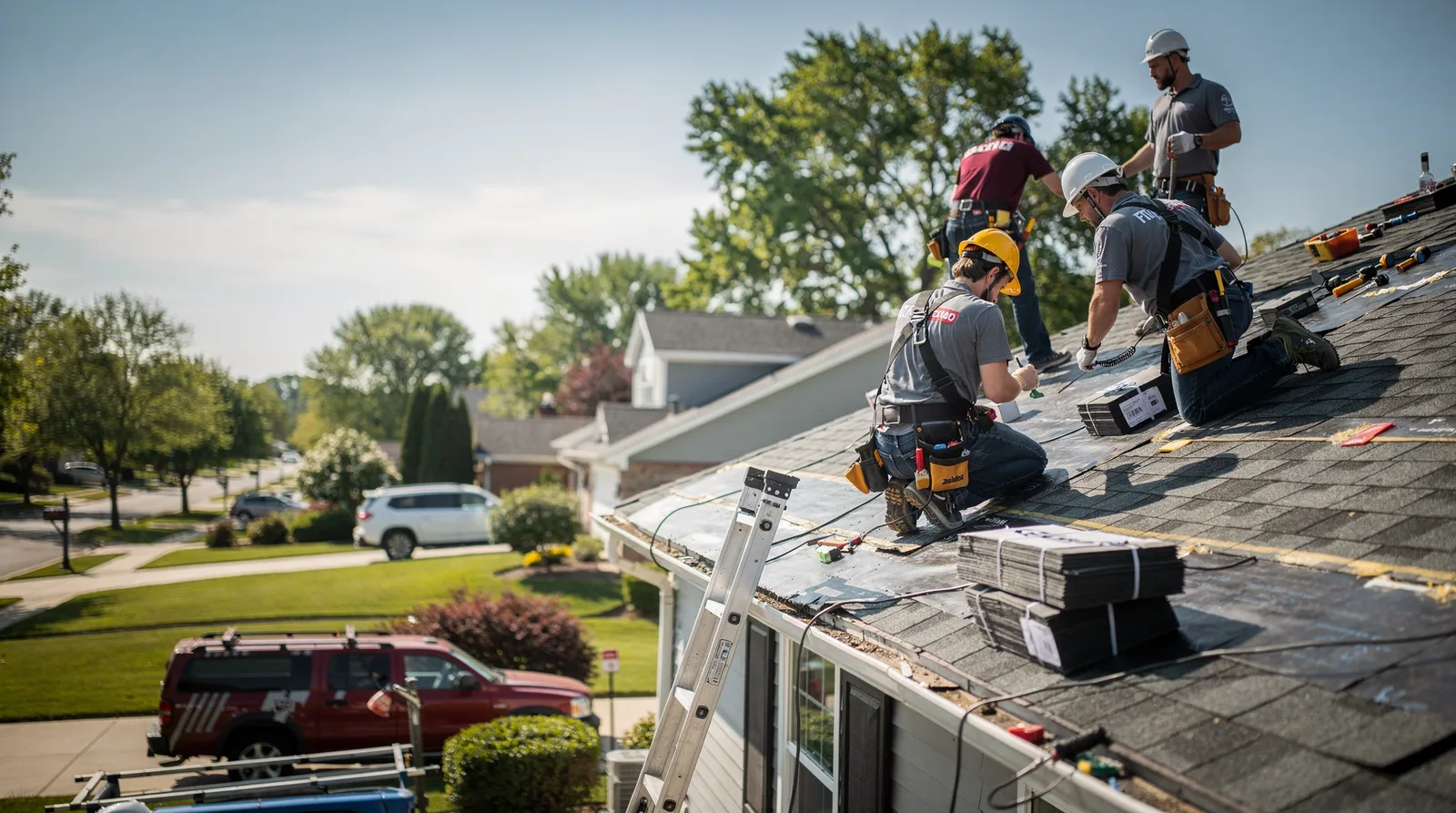 Roof Repair in Vernon Hills, IL around you